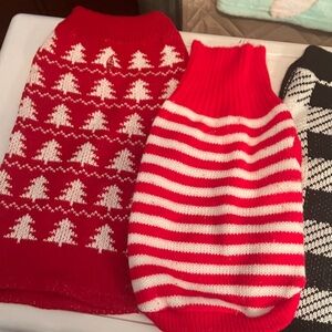 Dog Sweaters & Top Paw Navy and Orange Fox Headband with Bunny Jacket.